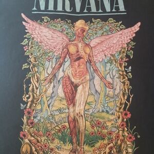 Nirvana Graphic T-Shirt with Angel Design
